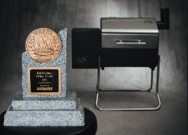 The GMG Davy Crockett Pellet Grill was a 2013 Vesta Award Winner